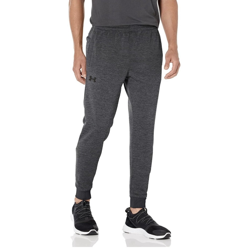 Under Armour Men's Heathered Charcoal Fleece Joggers Size Large (MSRP $60)